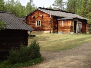Finnland: Siida Museum Inari -Freiluftmuseum - altes Holzhaus (© Tarja Prüss)