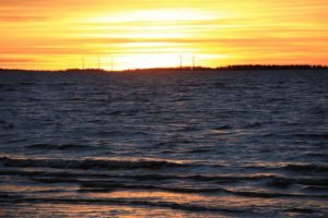 sunset oulu meer