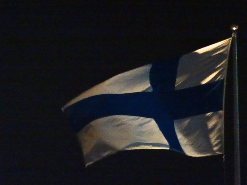 Finnische Fahne ©Foto: Tarja Prüss 2017