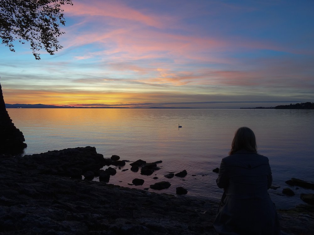 Sonnenuntergang am Bodensee ©Foto: Tarjas Blog - Alles über Finnland