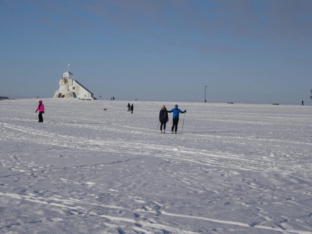 Oulu2026 - Nallikari im Winter. Foto: Tarja Prüss / Tarjas Blog
