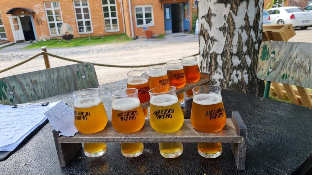 Mallassauna in Oulu von der Brauerei Hailuodon Panimo. Foto: Tarja Prüss | Tarjas Blog