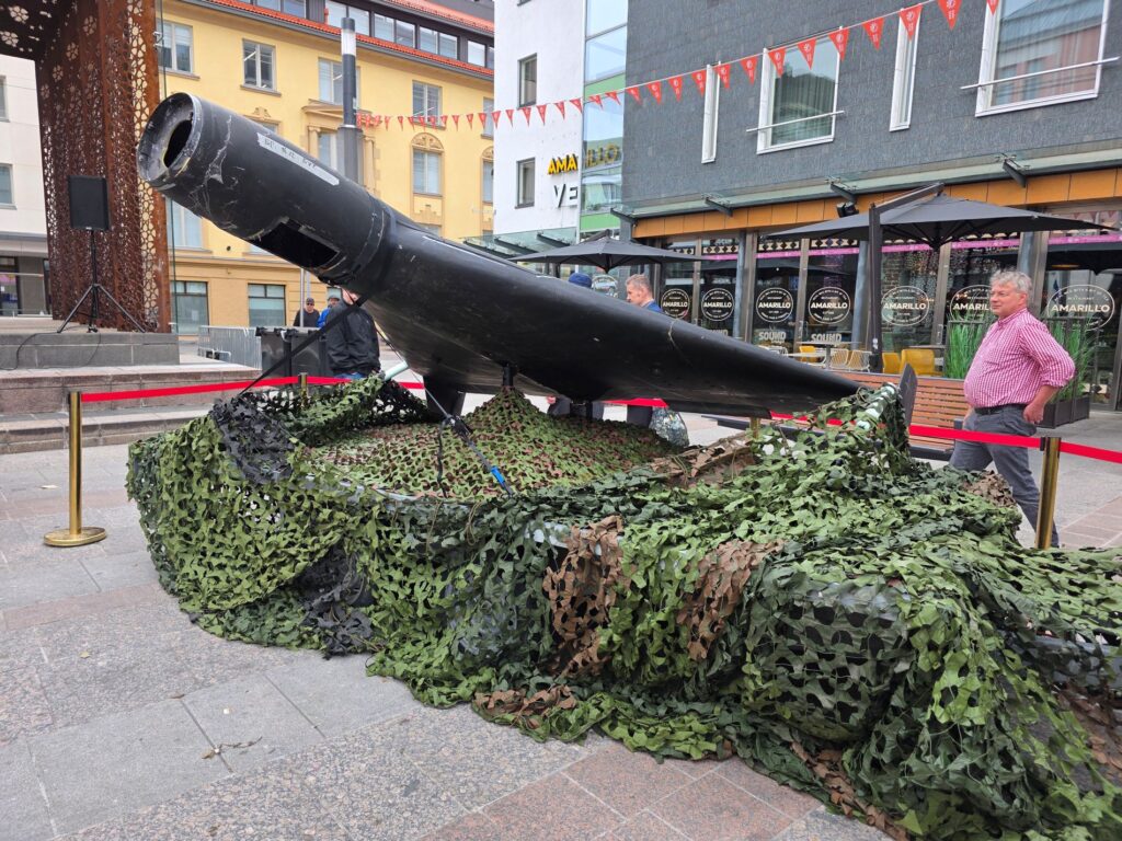 Drohne in Oulu. Foto: Tarja Prüss