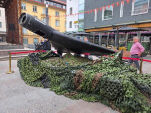 Drohne in Oulu. Foto: Tarja Prüss